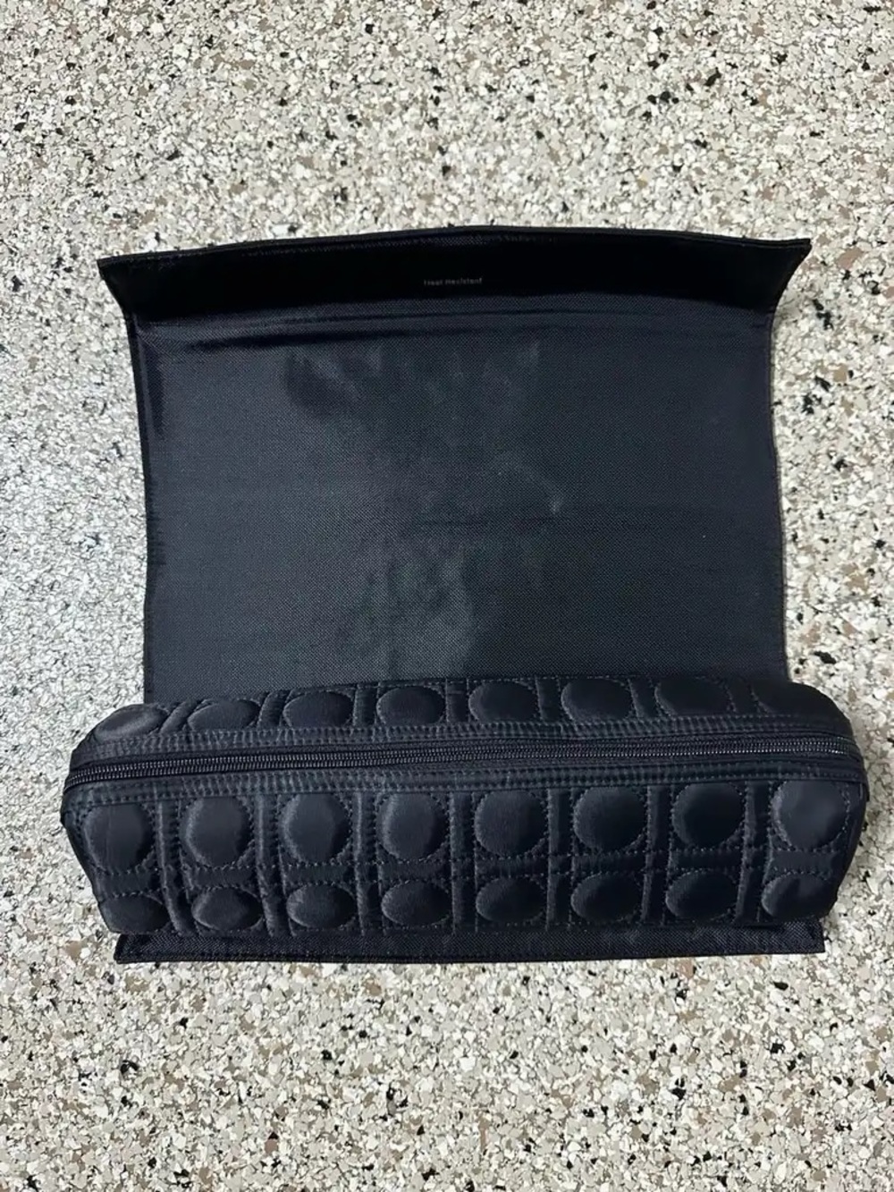 ghd Black Quilted Travel Hair Tool Pouch
